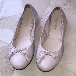 Prada baby pink ballerina size 36.5